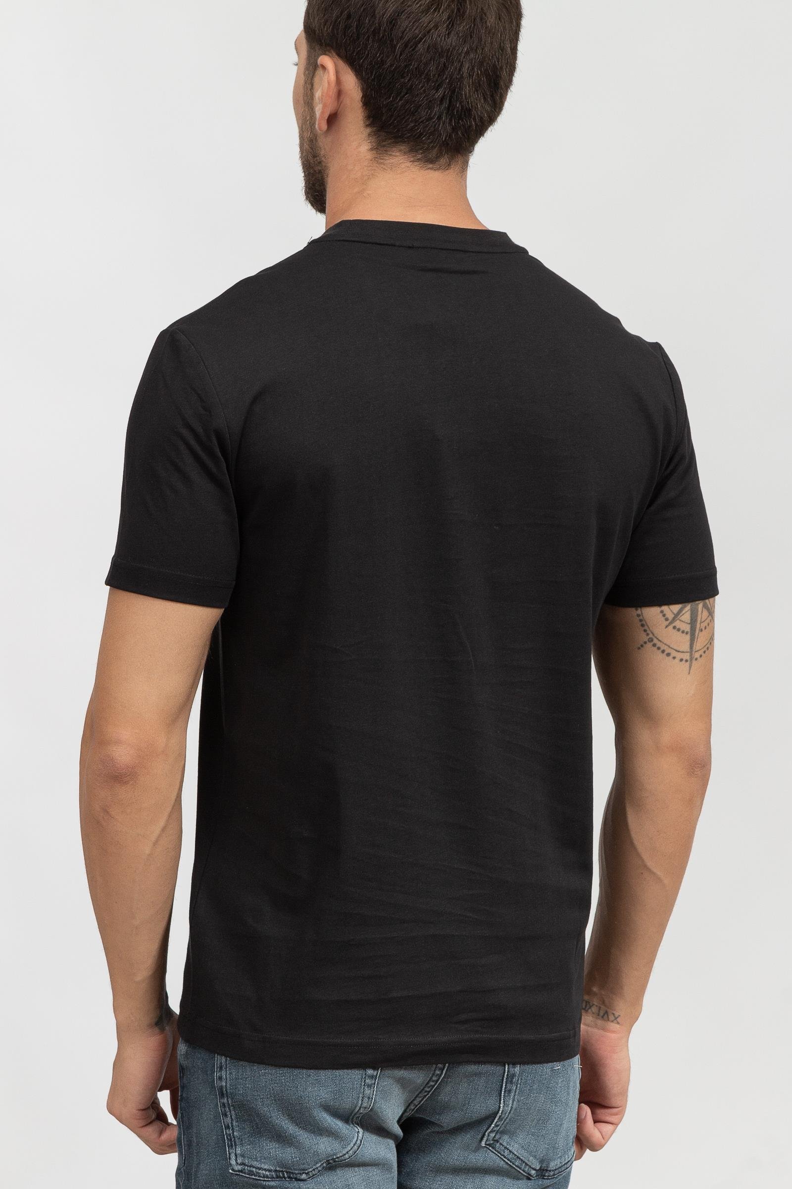 Calvin Klein Graphic Triple Logo Erkek Bisiklet Yaka T-Shirt