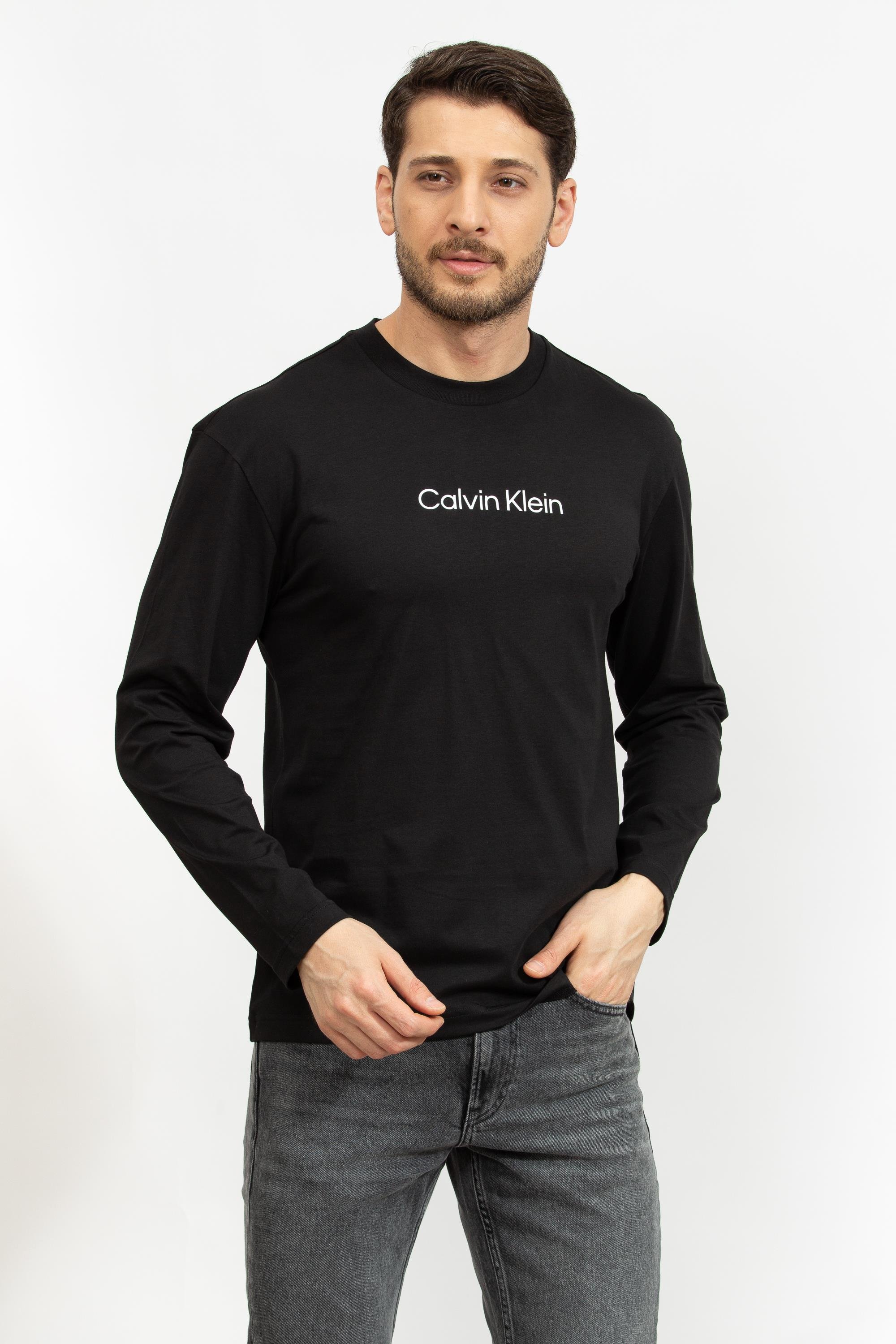Calvin Klein Hero Logo Erkek Uzun Kollu T-Shirt