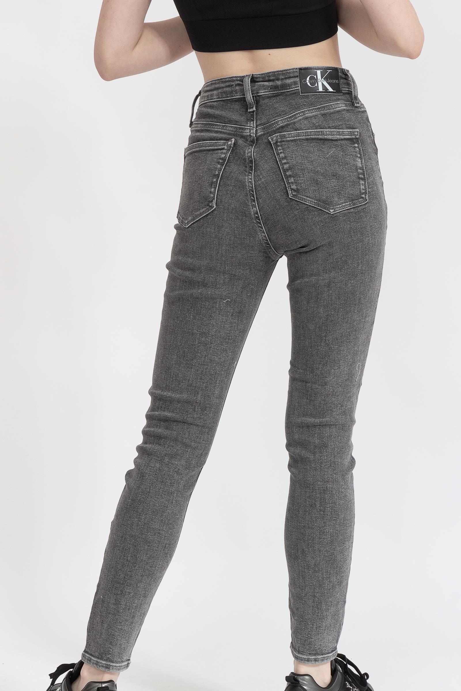 Calvin Klein High Rise Super Skinny Ankle Kadın Jean Pantolon