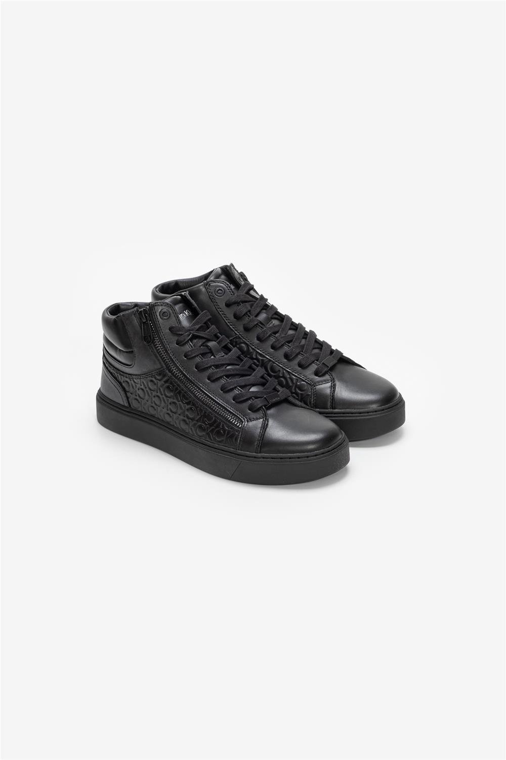 Calvin Klein High Top Lace Up W/Zip Mono Erkek Sneaker