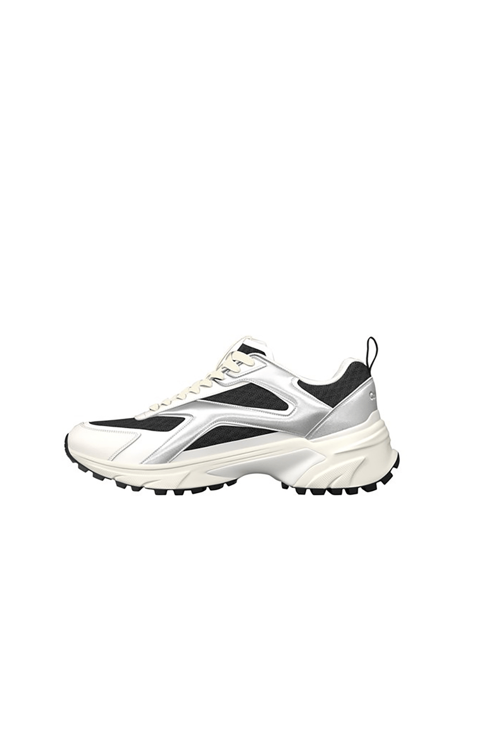 Calvin Klein Hike Run Ckstripe Mesh Met Kadın Sneaker Siyah