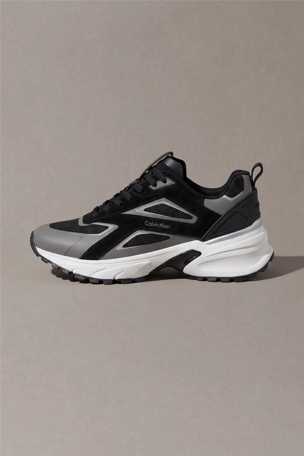 Calvin Klein Hike Runner Ck Stripe Mix Ny-Su Erkek Sneaker Siyah