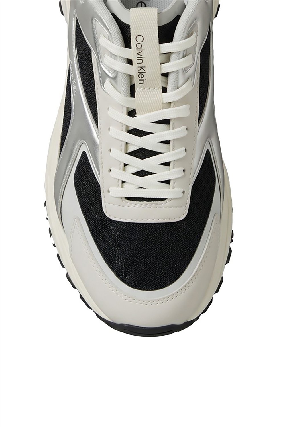 Calvin Klein Hike Runner Ckstripe Met Mix Mat Erkek Sneaker Siyah