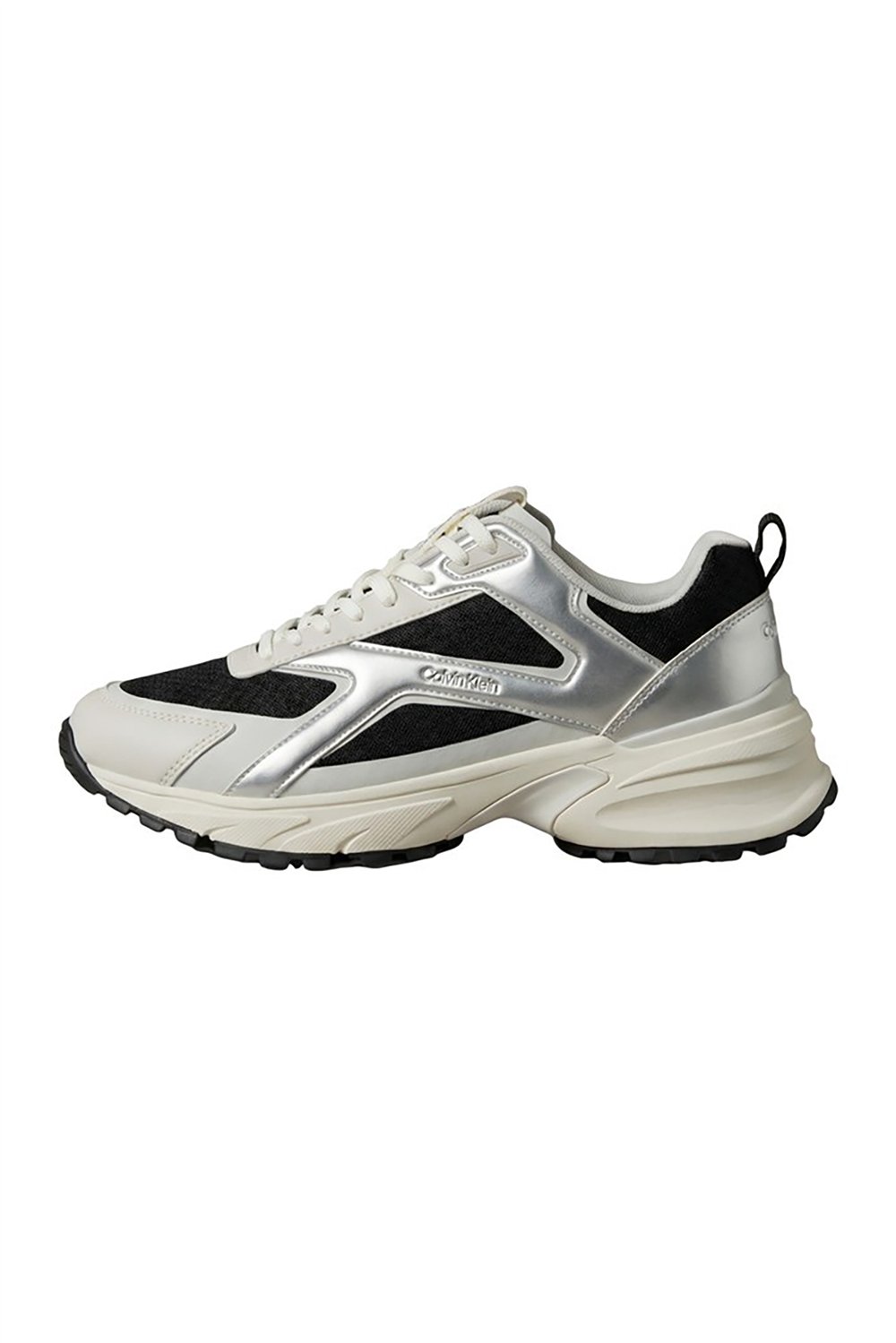 Calvin Klein Hike Runner Ckstripe Met Mix Mat Erkek Sneaker Siyah