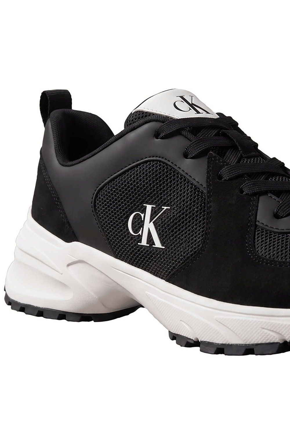 Calvin Klein Hike Runner Lace Up Su Mesh Erkek Sneaker Siyah