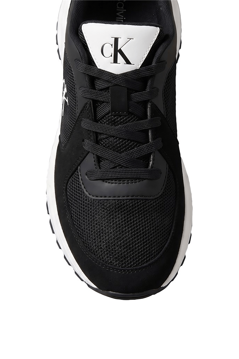 Calvin Klein Hike Runner Lace Up Su Mesh Erkek Sneaker Siyah