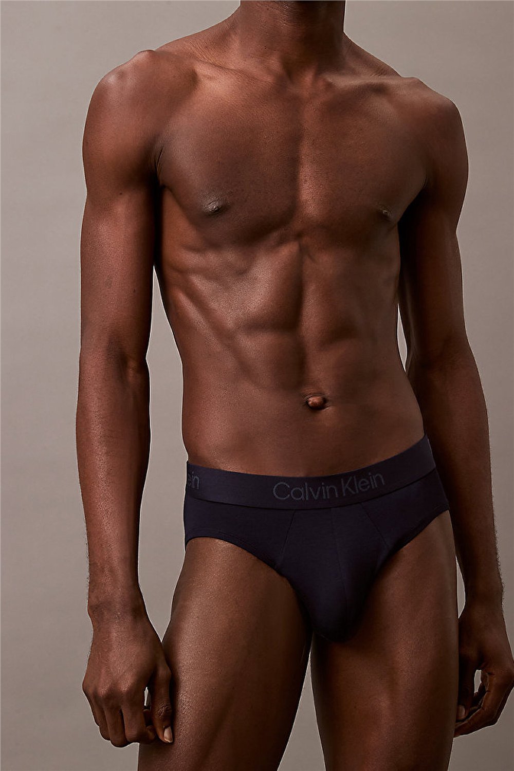 Calvin Klein Hip Brief 3Pk Erkek 3lü Boxer Mavi