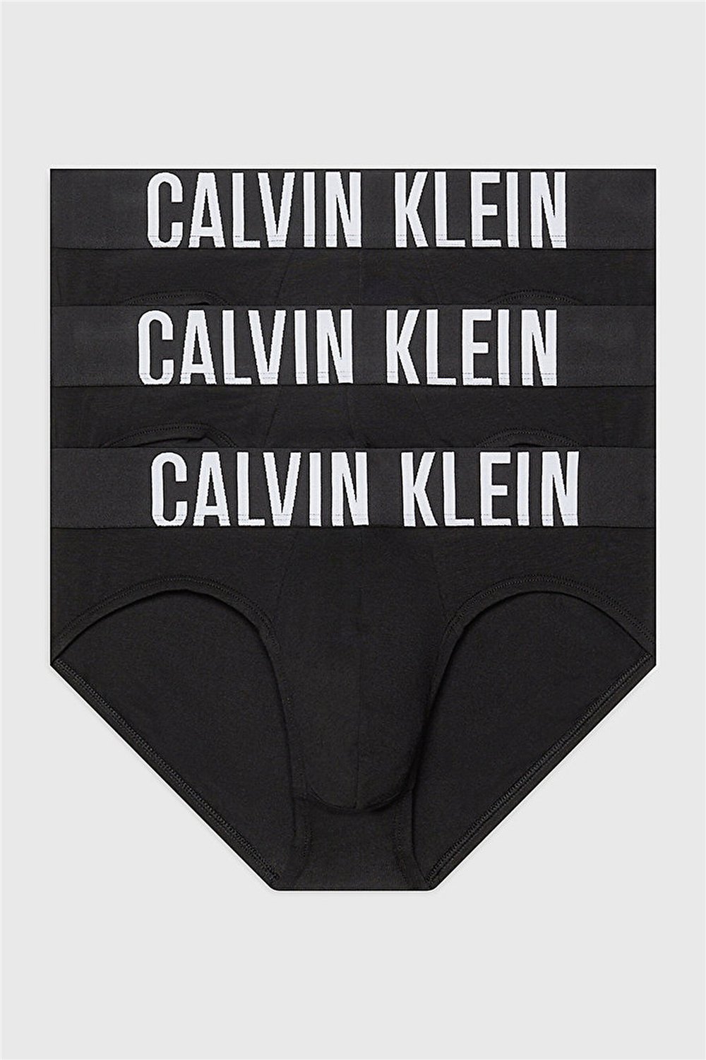 Calvin Klein Hip Brief 3Pk Erkek 3lü Boxer Siyah