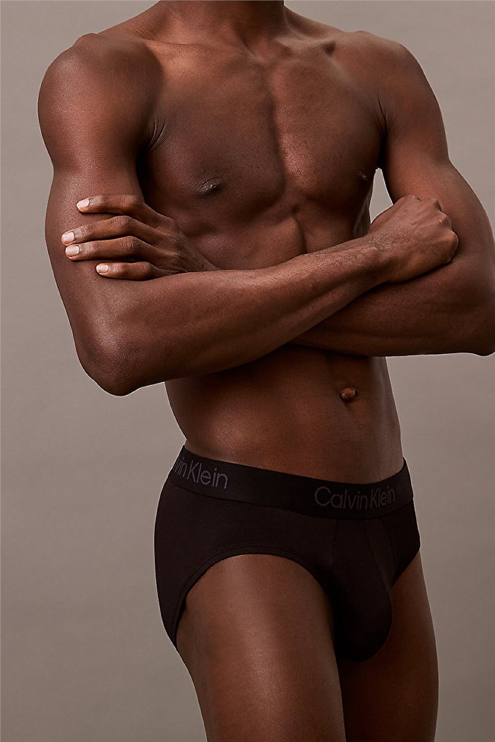 Calvin Klein Hip Brief 3Pk Erkek 3lü Boxer Siyah