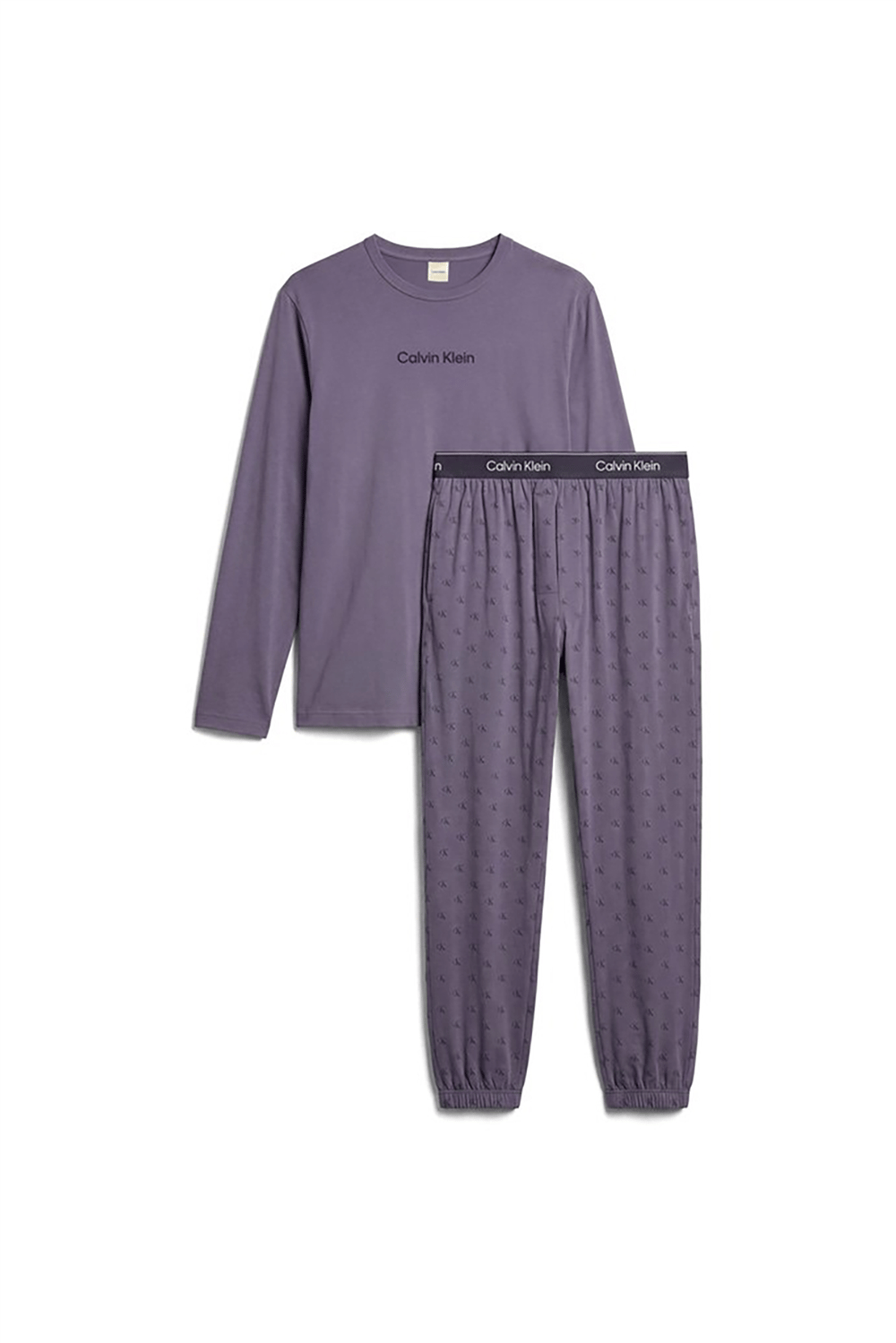 Calvin Klein Holiday Ls Tee Jogger Set Erkek Pijama Takımı