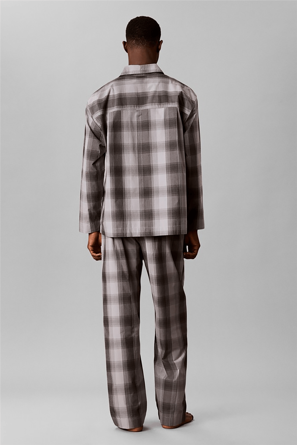 Calvin Klein Holiday Poplin L/S Button Down S Erkek Pijama Takımı