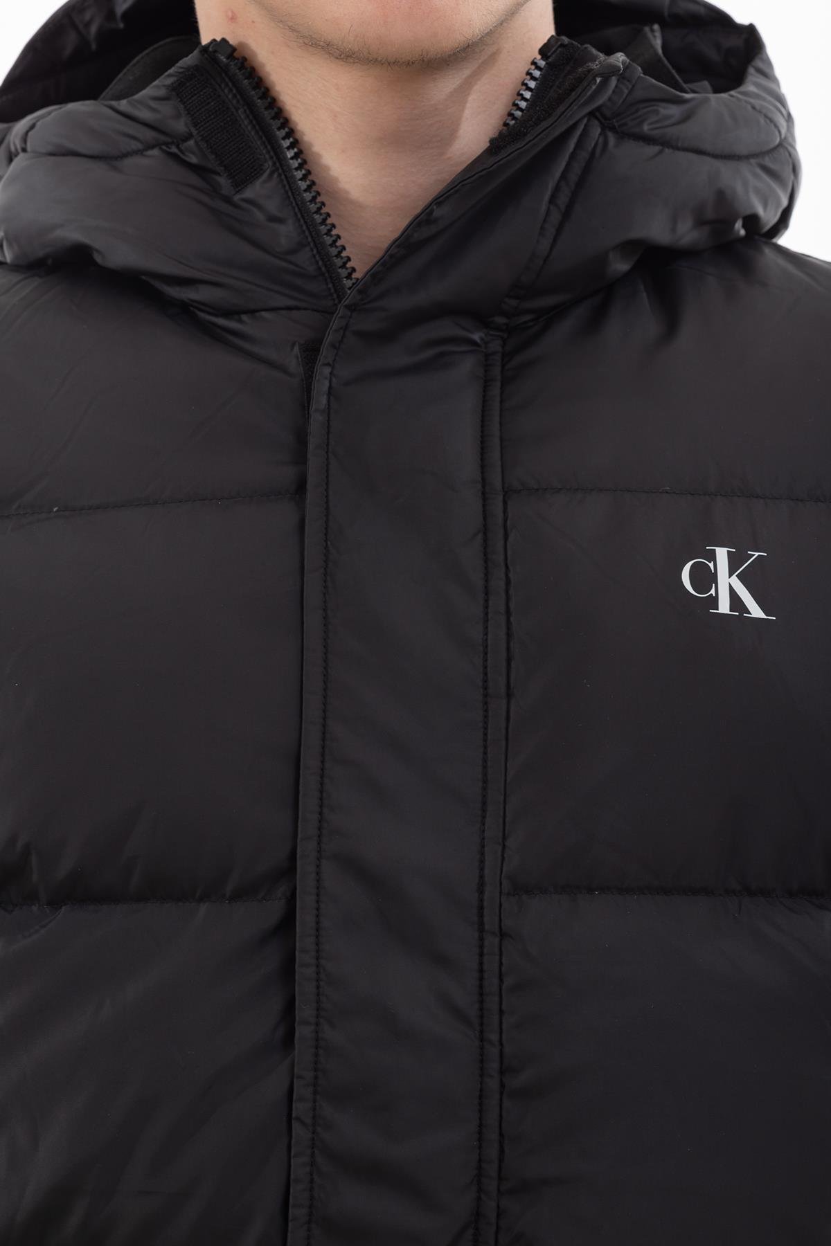 Calvin Klein Hooded Down Puffer Erkek Mont
