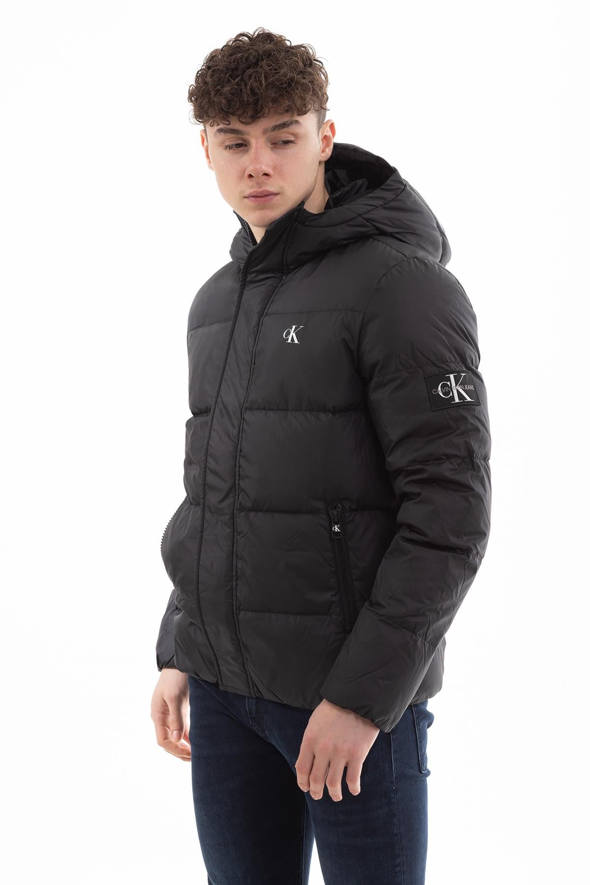 Calvin Klein Hooded Down Puffer Erkek Mont