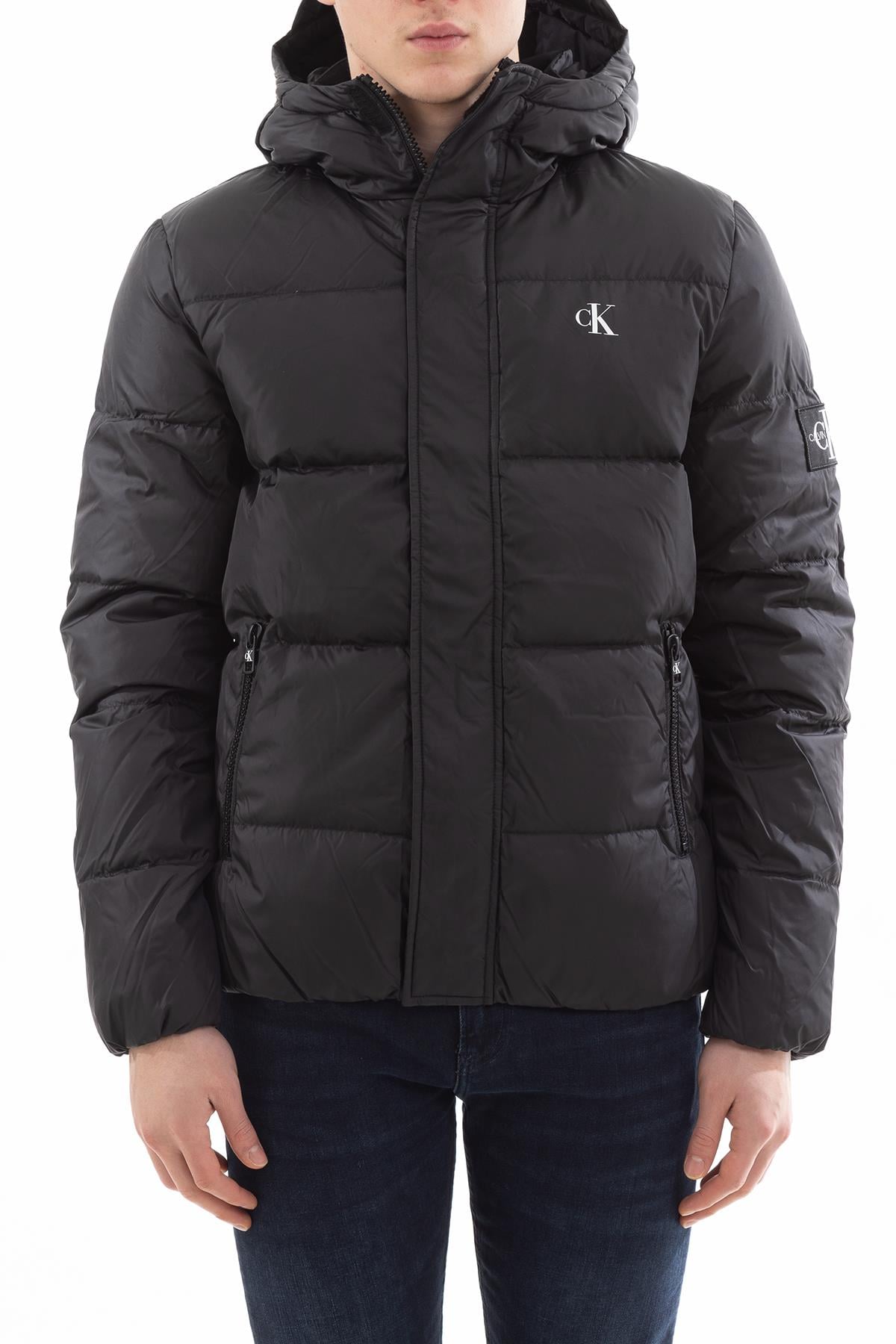 Calvin Klein Hooded Down Puffer Erkek Mont