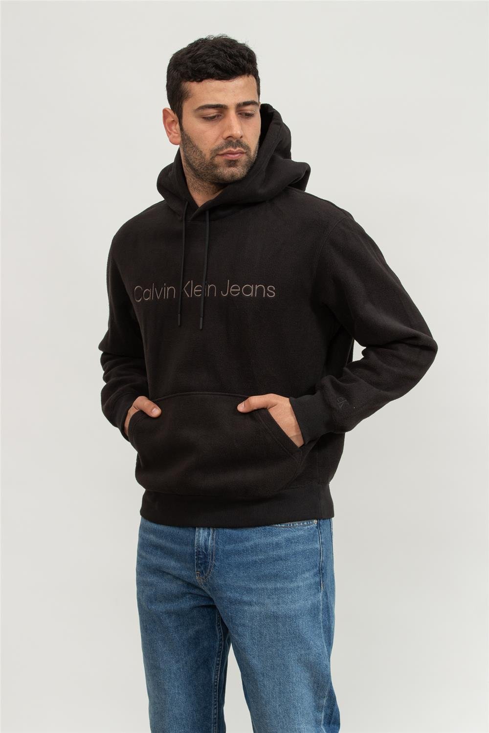 Calvin Klein Hybrid Comfort Erkek Kapüşonlu Sweatshirt