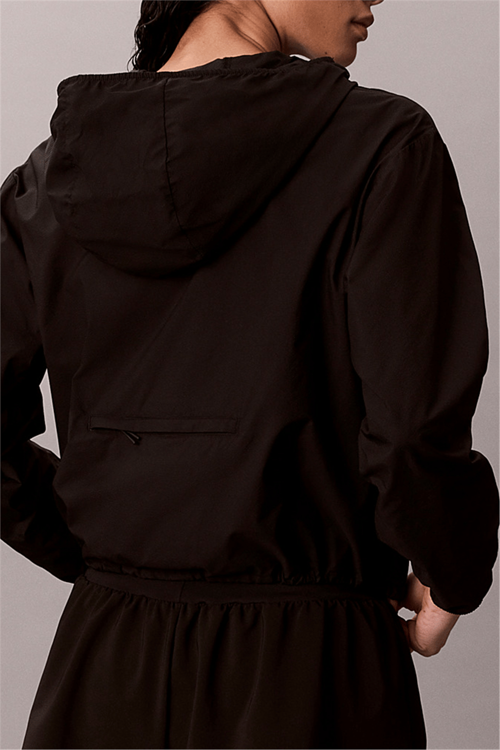 Calvin Klein Icon Sport Wınd Jacket Kadın Rüzgarlık Siyah