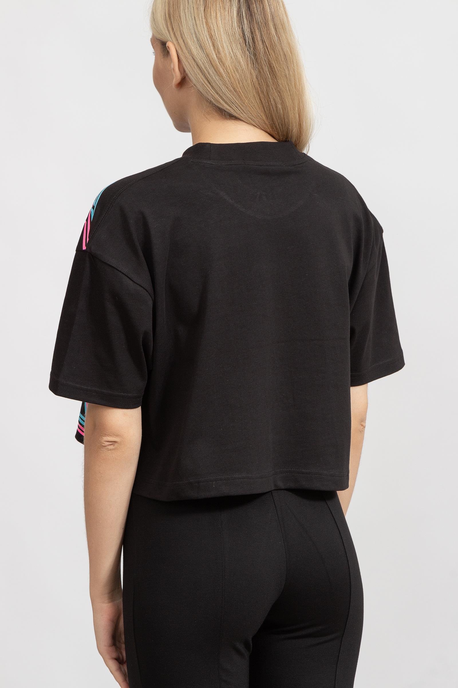 Calvin Klein Illuminated Ck Crop Kadın Bisiklet Yaka T-Shirt