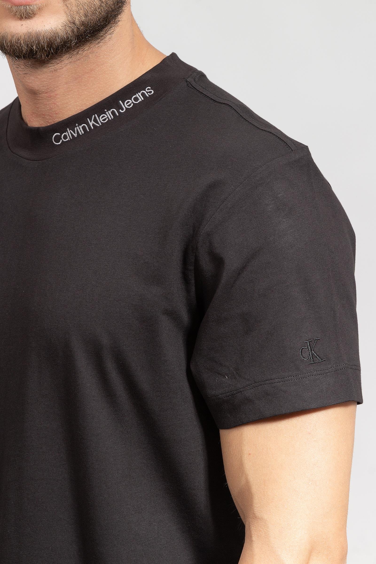 Calvin Klein Institutional Embro Erkek Bisiklet Yaka T-Shirt