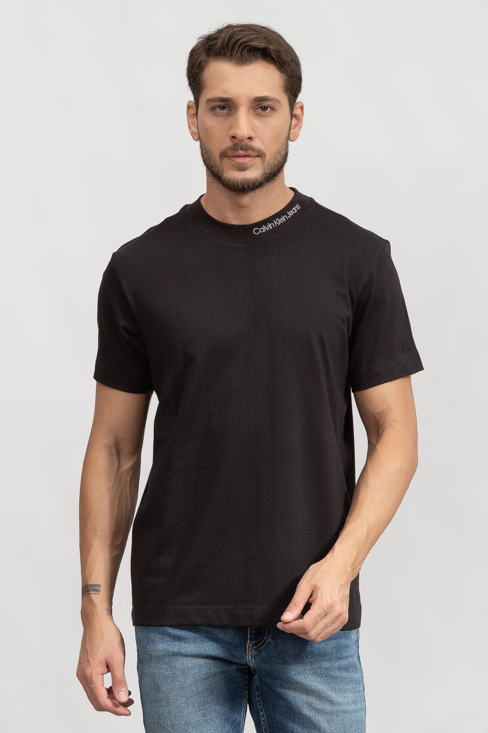 Calvin Klein Institutional Embro Erkek Bisiklet Yaka T-Shirt
