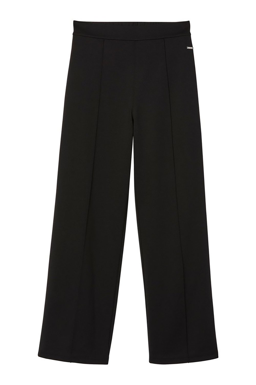 Calvin Klein Interlock Wıde Leg Pull On Pant Kadın Pantolon Siyah