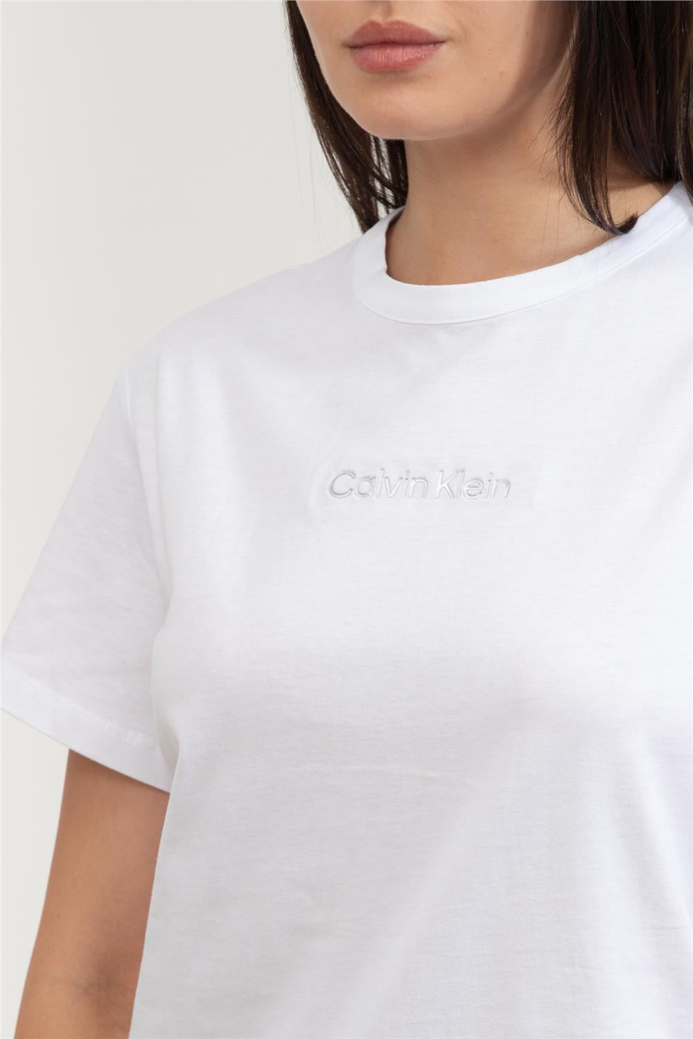 Calvin Klein Kadın Bisiklet Yaka T-Shirt