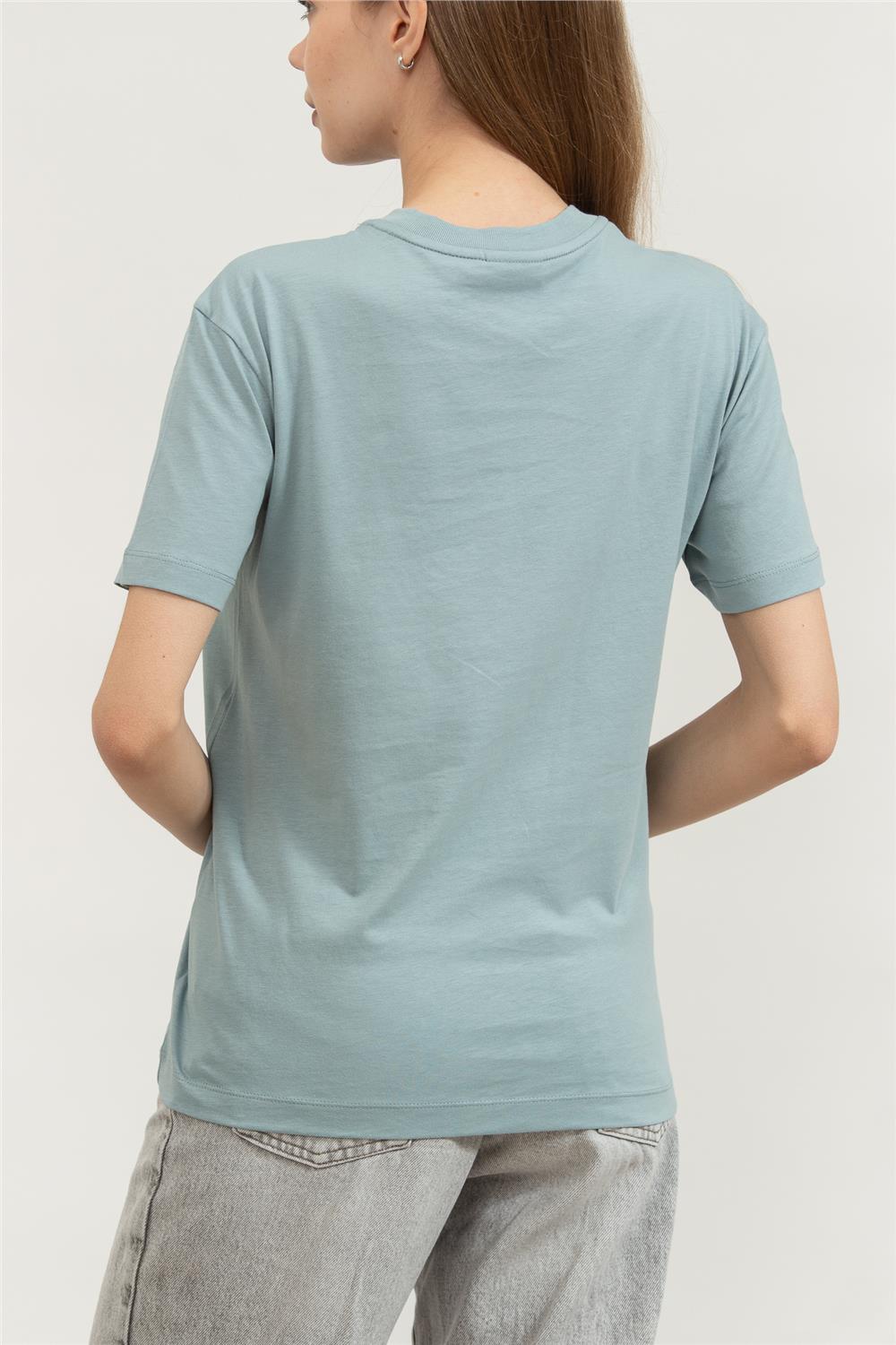 Calvin Klein Kadın Bisiklet Yaka T-Shirt