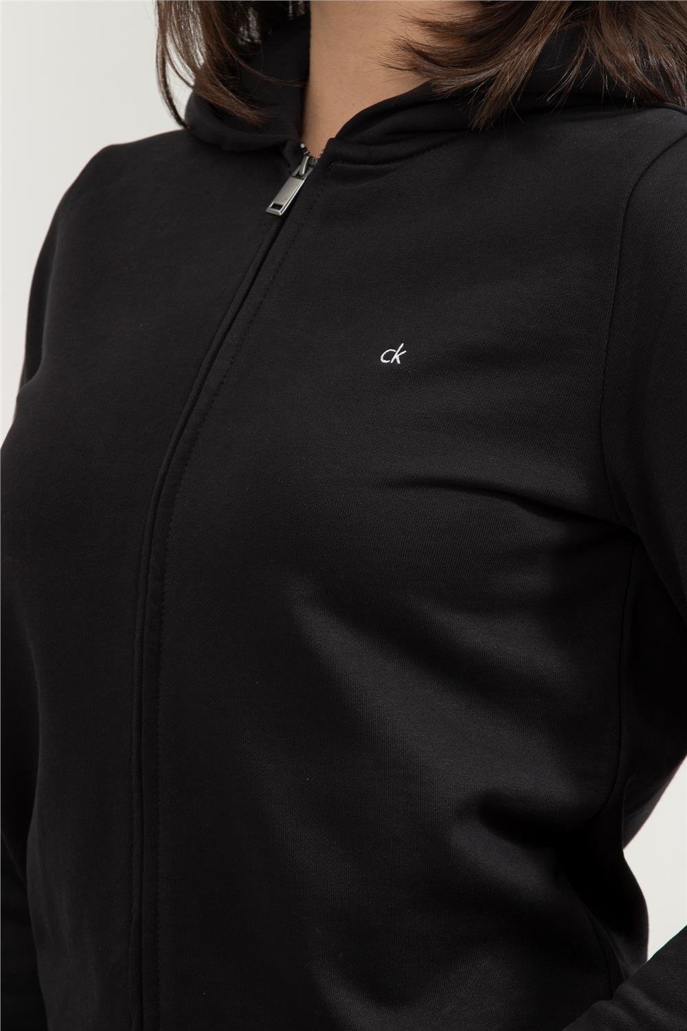 Calvin Klein Kadın Fermuarlı Sweatshirt