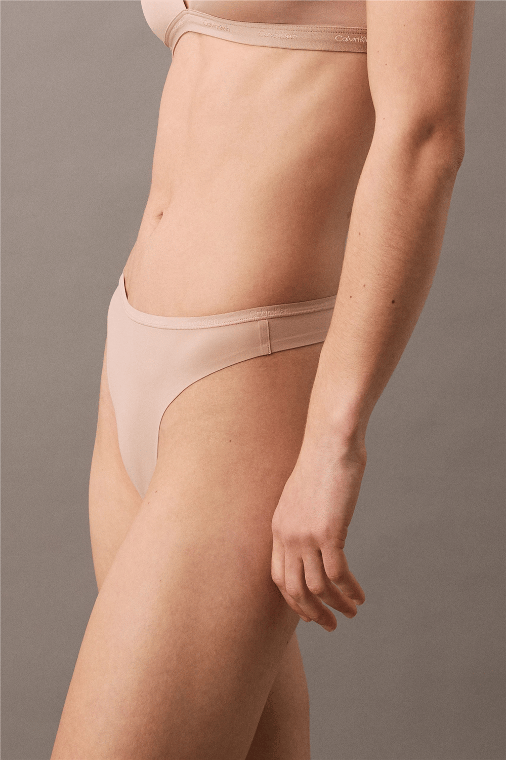 Calvin Klein Kadın Külot Kahverengi