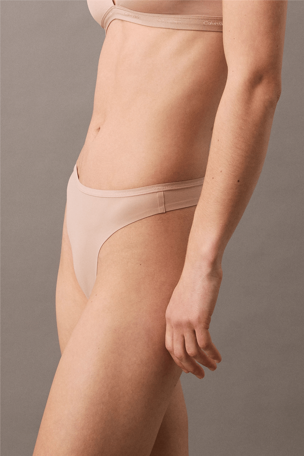 Calvin Klein Kadın Külot Kahverengi