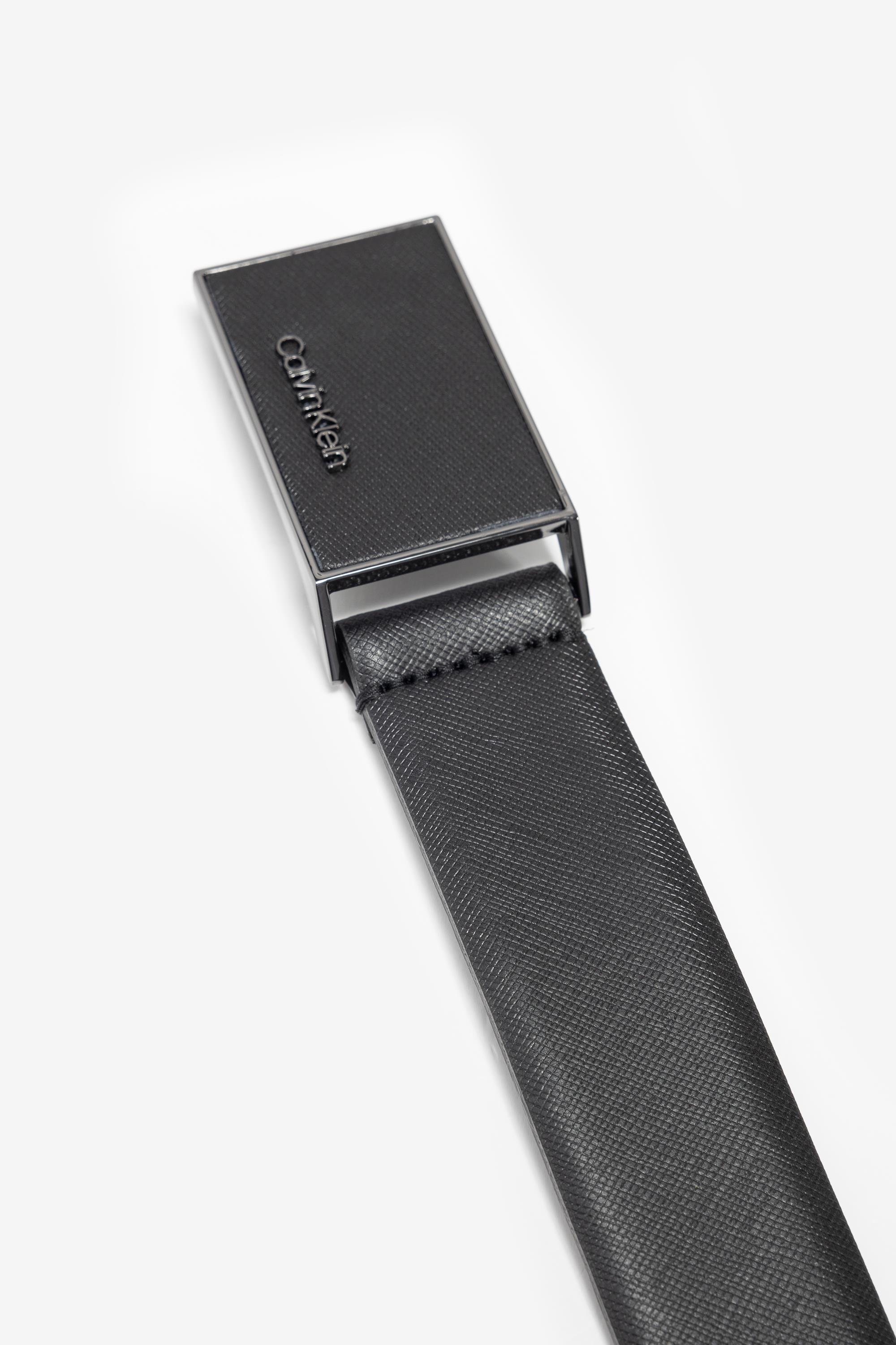 Calvin Klein Leather Inlay Plaque 35M Erkek Kemer