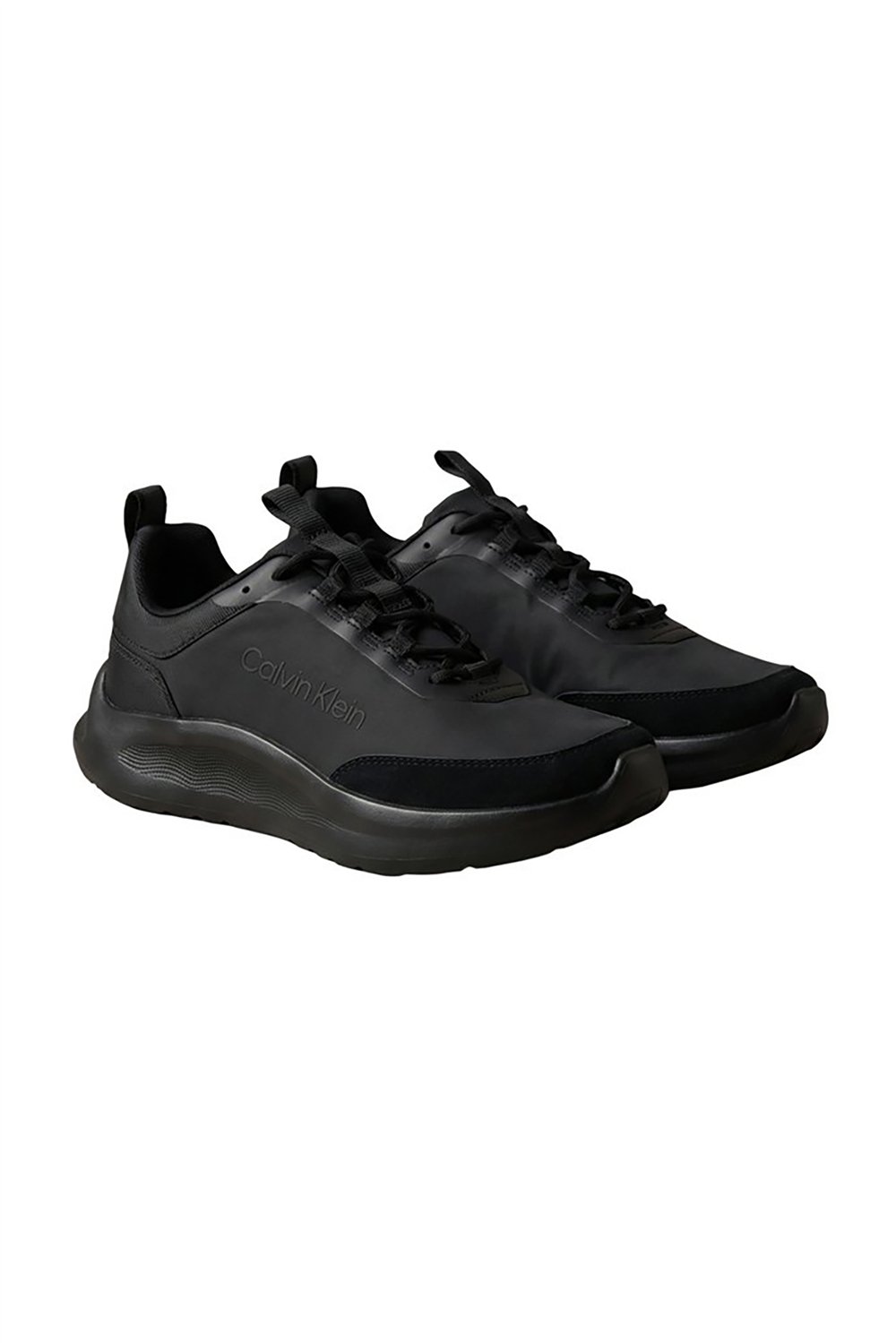 Calvin Klein Light Eva Runn Ess Laceup Ny-Su Erkek Sneaker Siyah