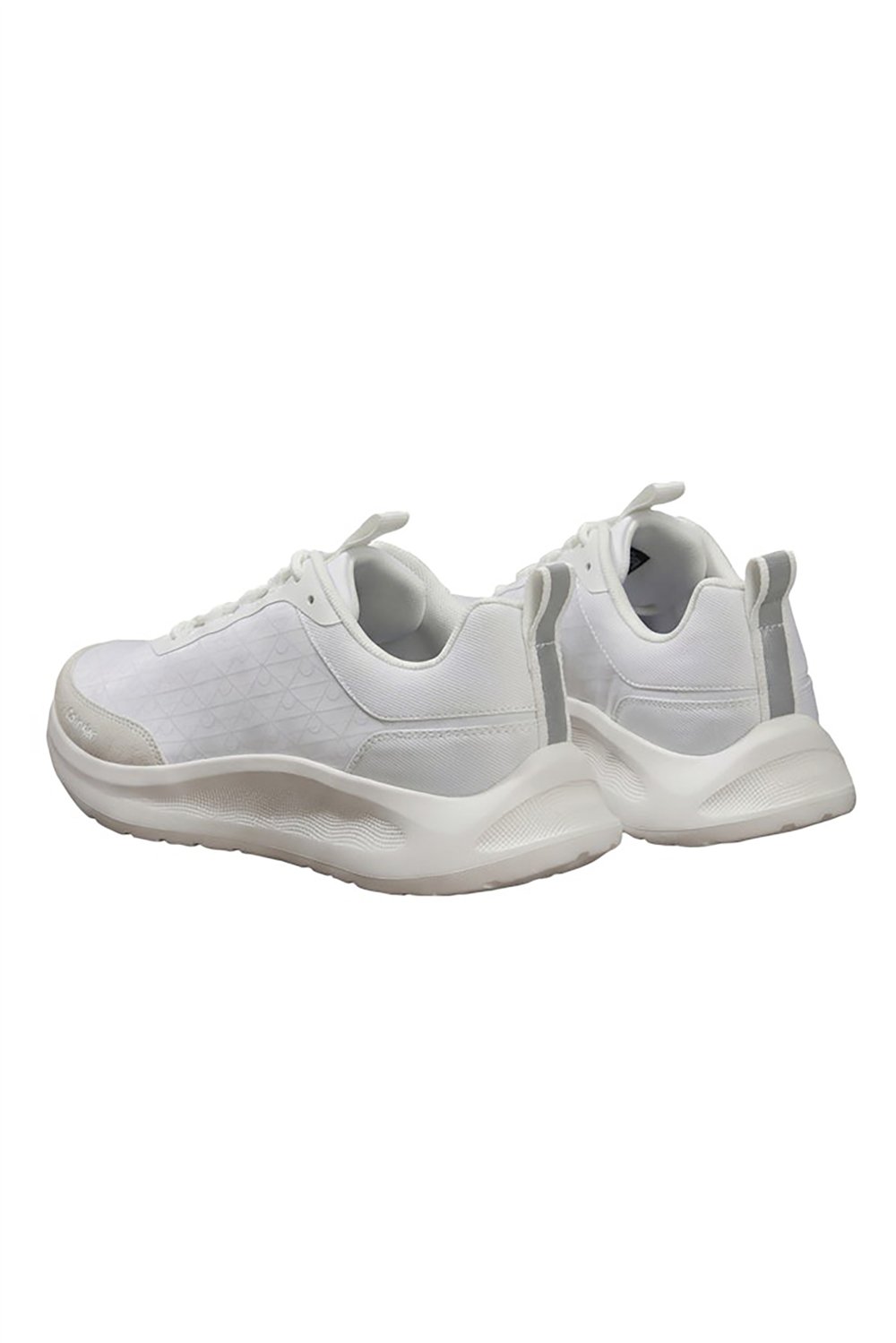 Calvin Klein Light Eva Runn Laceup Aop Erkek Sneaker Beyaz