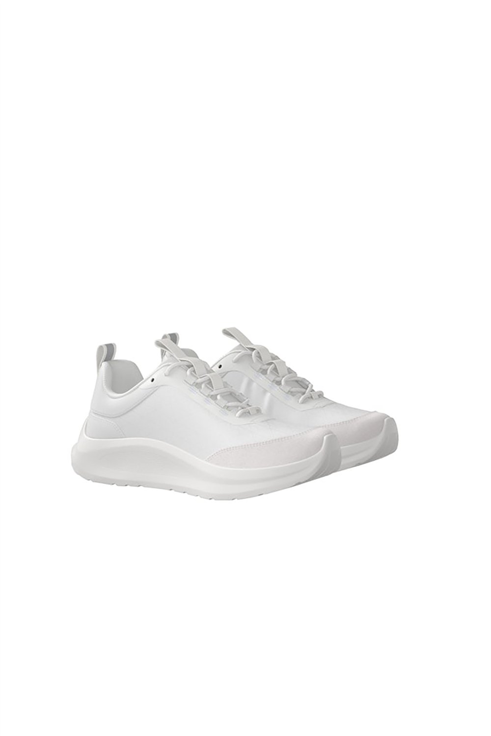 Calvin Klein Light Eva Runn Laceup Aop Kadın Sneaker Beyaz