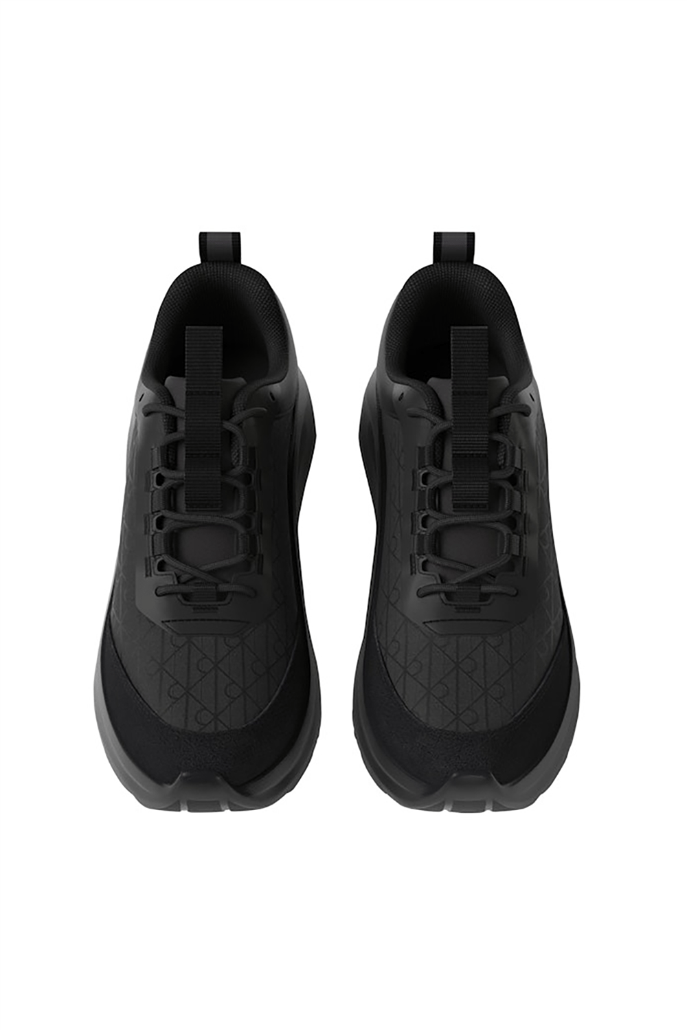 Calvin Klein Light Eva Runn Laceup Aop Kadın Sneaker Siyah