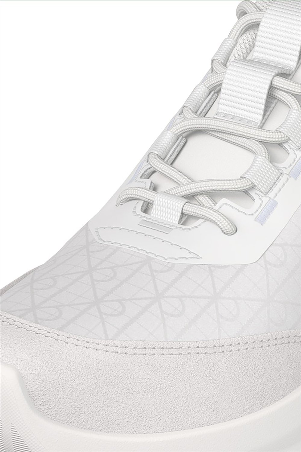Calvin Klein Light Eva Runn Laceup Aop Kadın Sneaker Beyaz