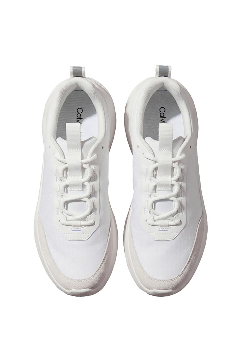 Calvin Klein Light Eva Runn Laceup Aop Erkek Sneaker Beyaz
