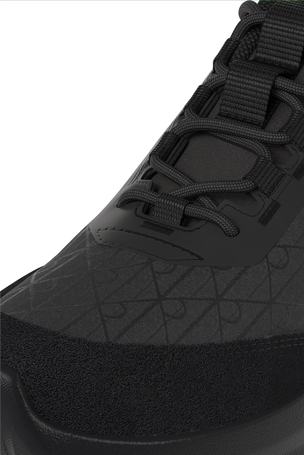 Calvin Klein Light Eva Runn Laceup Aop Kadın Sneaker Siyah