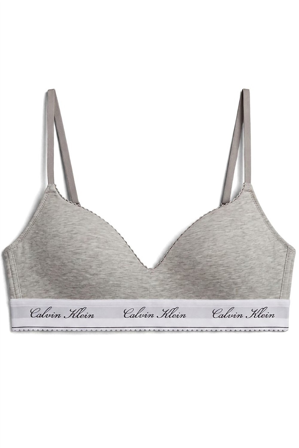 Calvin Klein Lightly Lined Bralette Kadın Sütyen Gri
