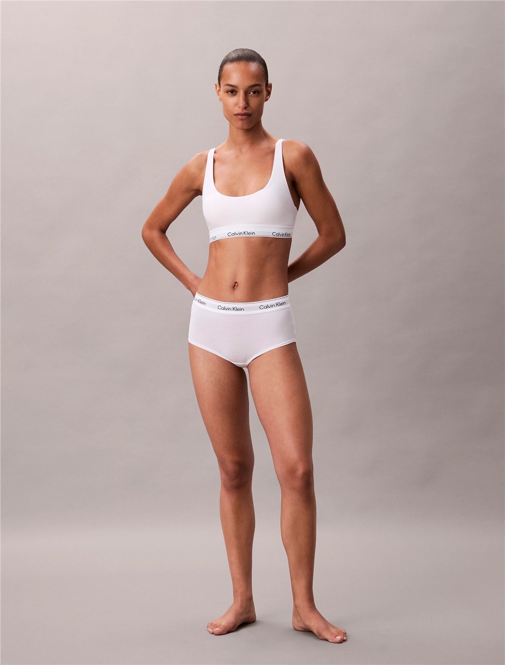 Calvin Klein Lightly Lined Bralette Kadın Sütyen Beyaz