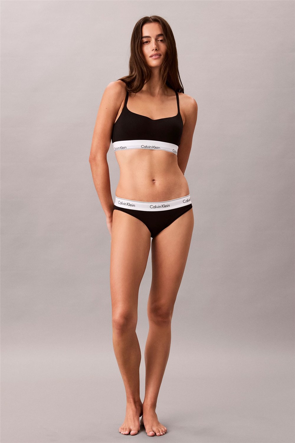 Calvin Klein Lightly Lined Bralette Kadın Sütyen Siyah