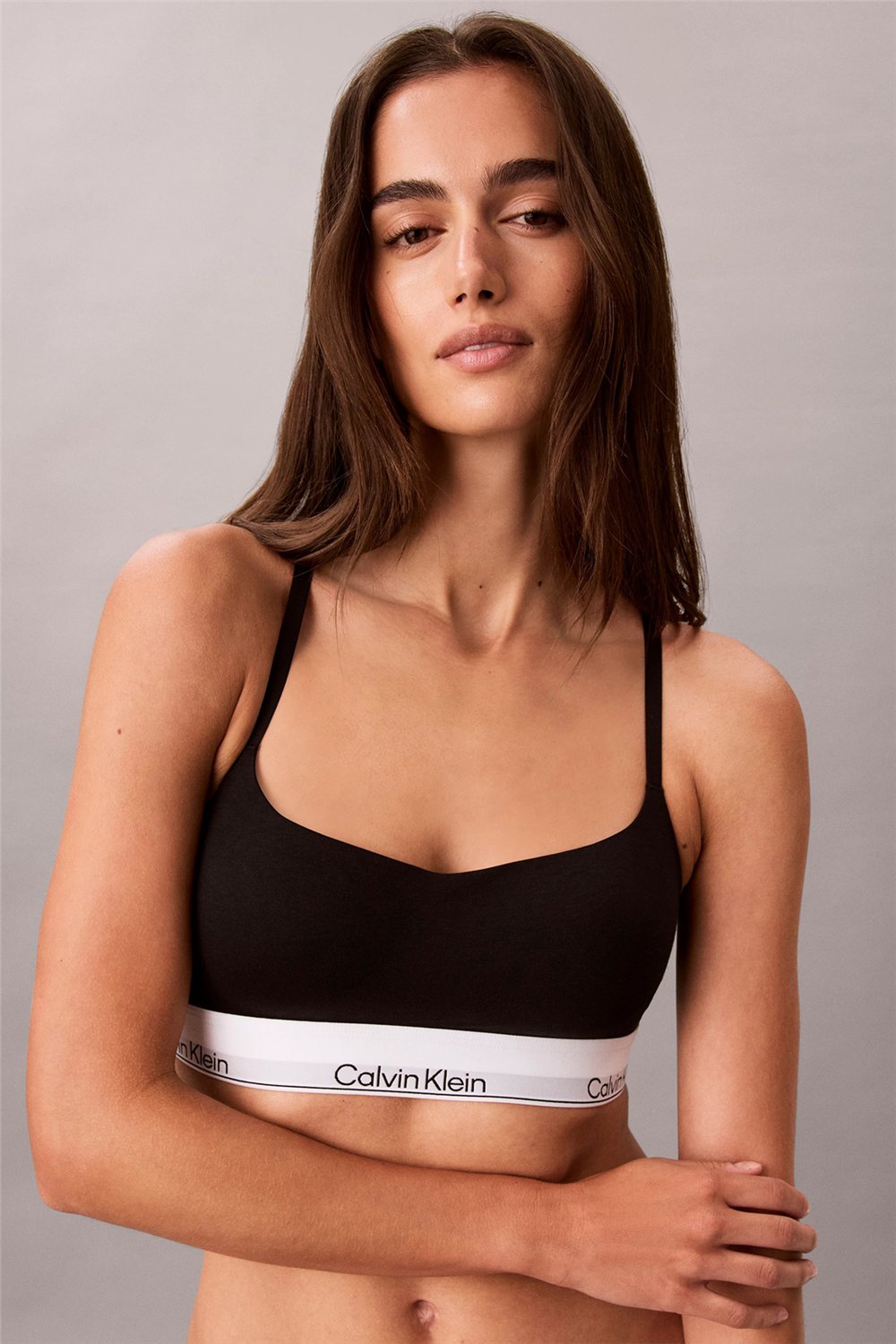 Calvin Klein Lightly Lined Bralette Kadın Sütyen Siyah