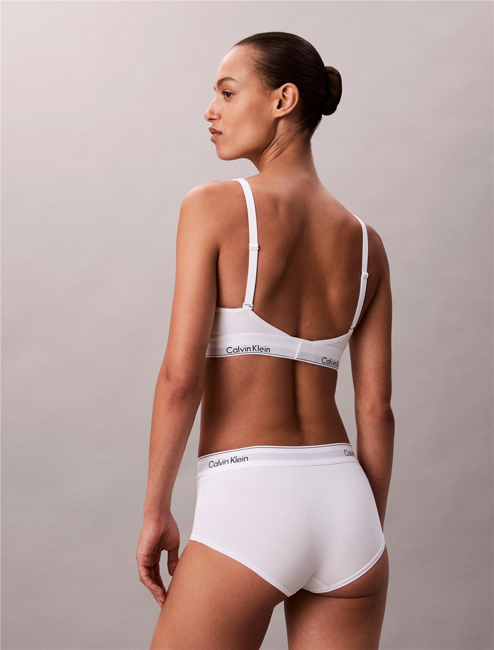 Calvin Klein Lightly Lined Bralette Kadın Sütyen Beyaz