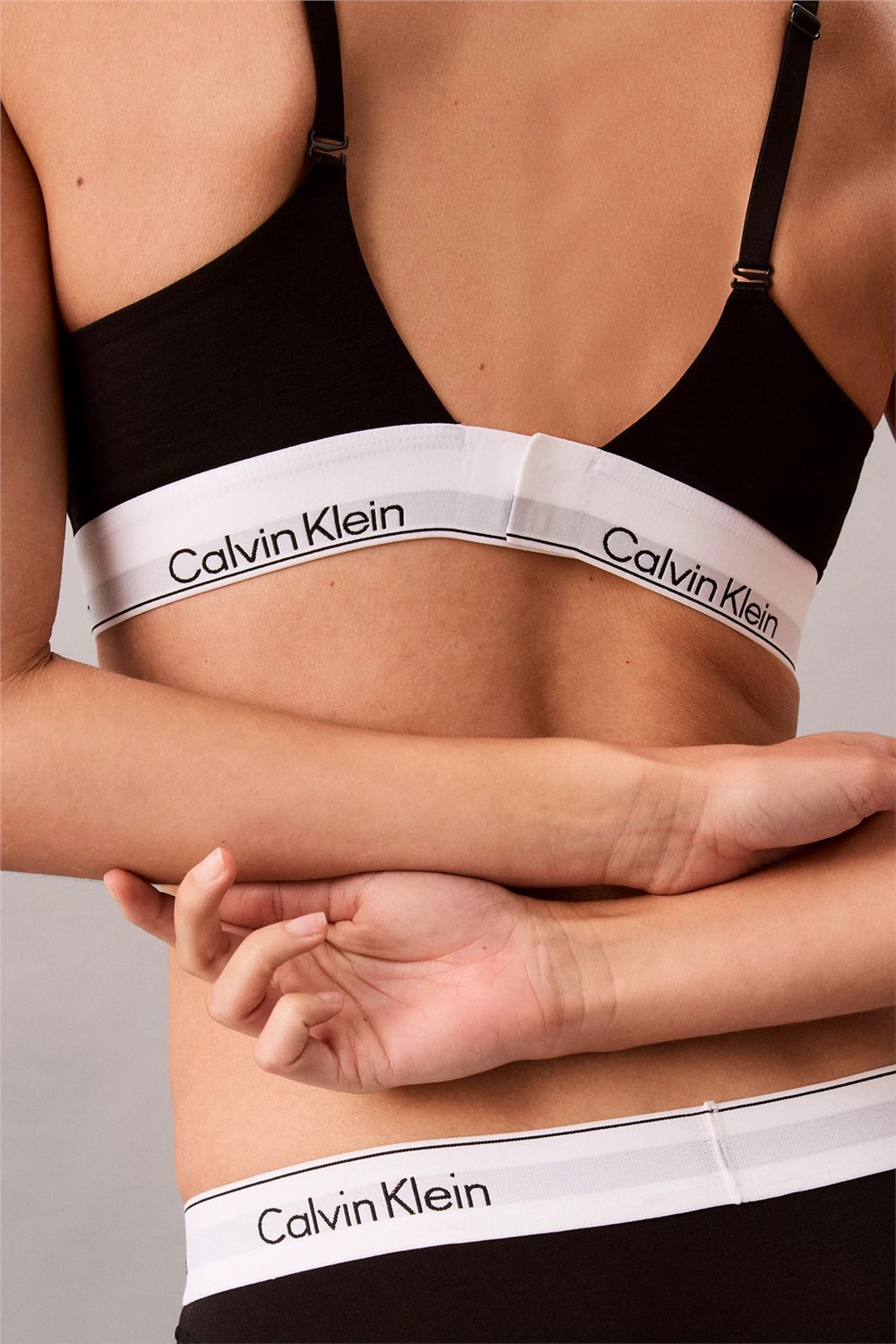 Calvin Klein Lightly Lined Bralette Kadın Sütyen Siyah