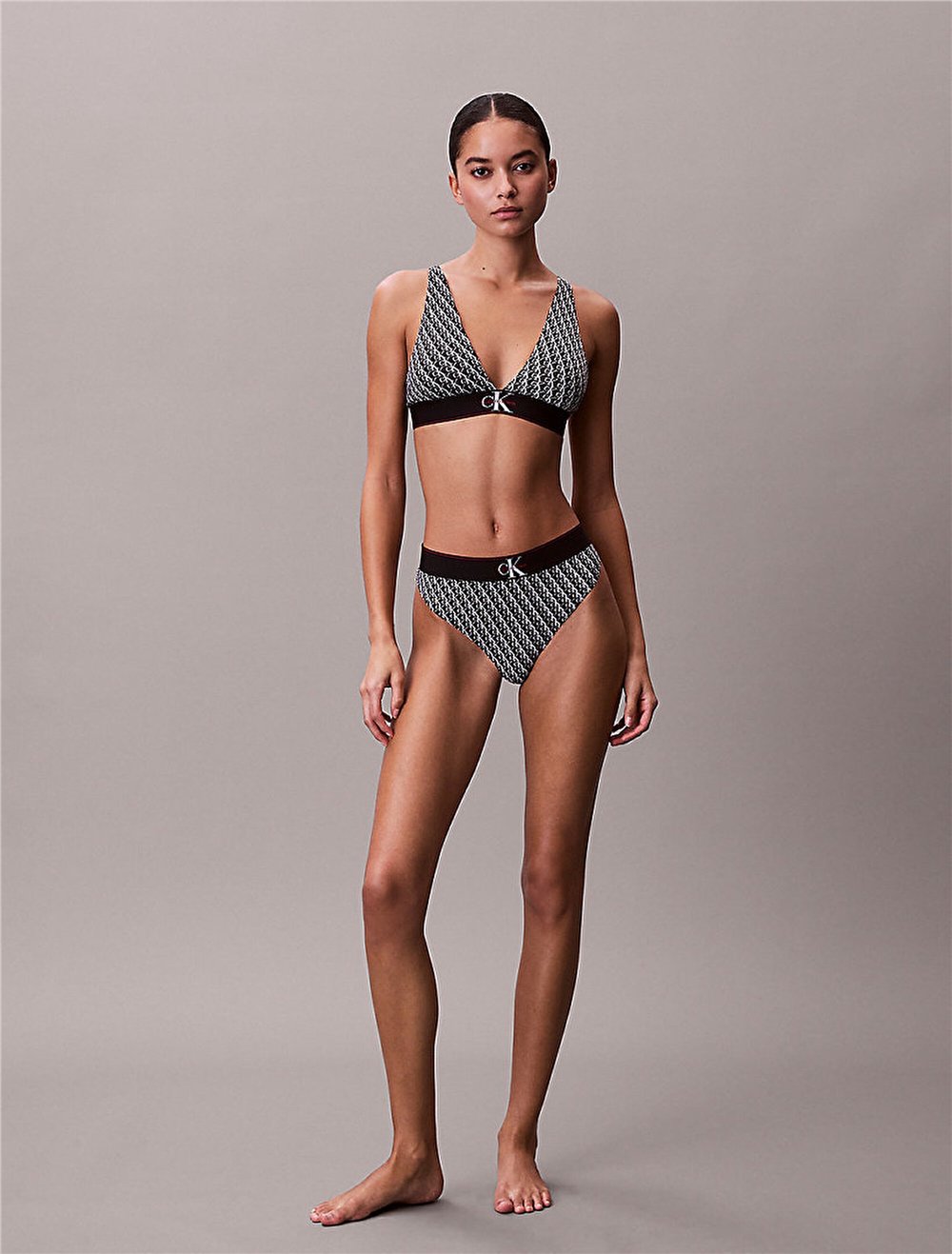 Calvin Klein Lightly Lined Triangle Kadın Sütyen Siyah