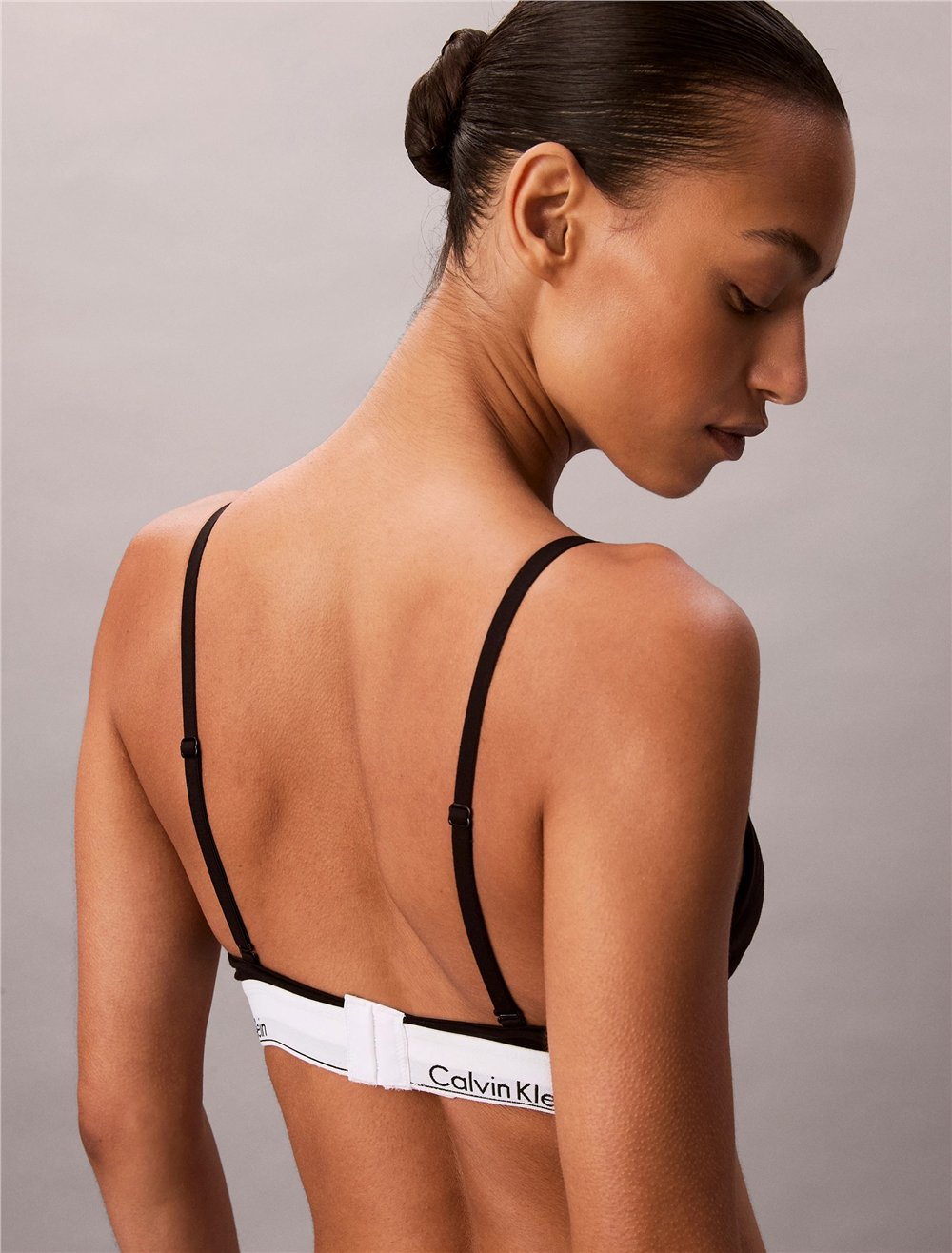 Calvin Klein Lightly Lined Triangle Kadın Sütyen Siyah