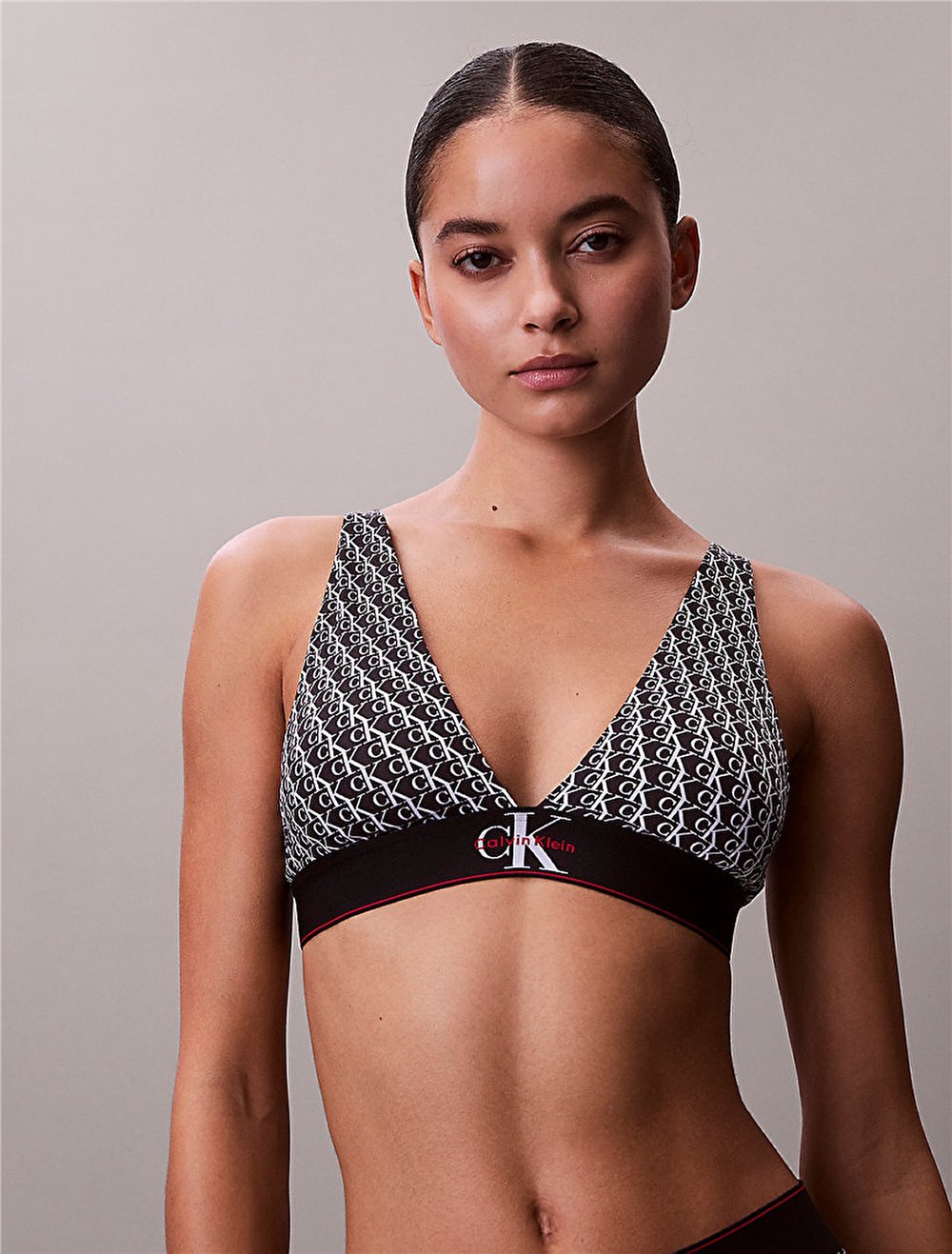 Calvin Klein Lightly Lined Triangle Kadın Sütyen Siyah