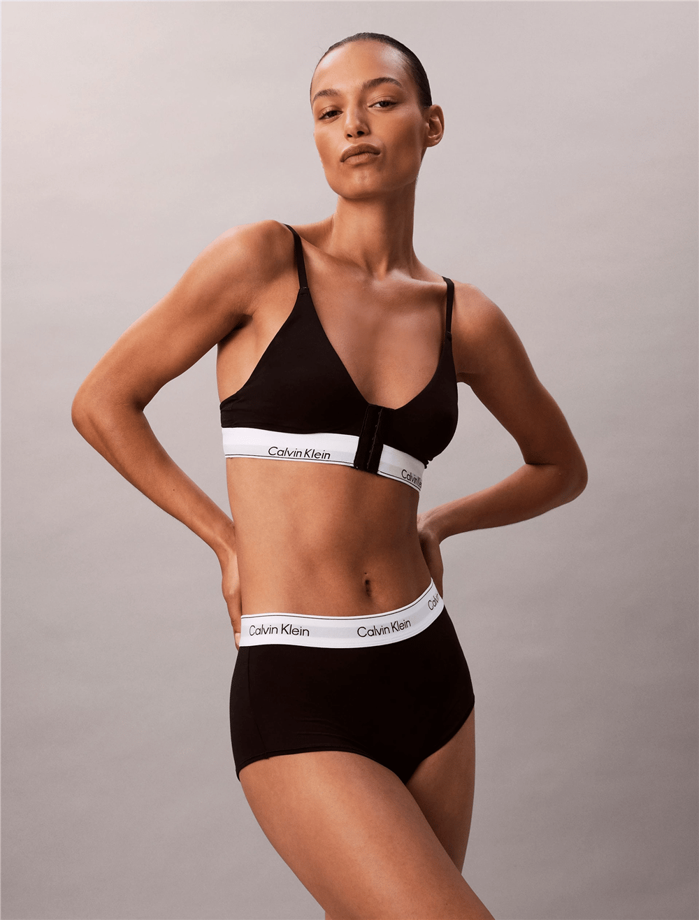 Calvin Klein Lightly Lined Triangle Kadın Sütyen Siyah