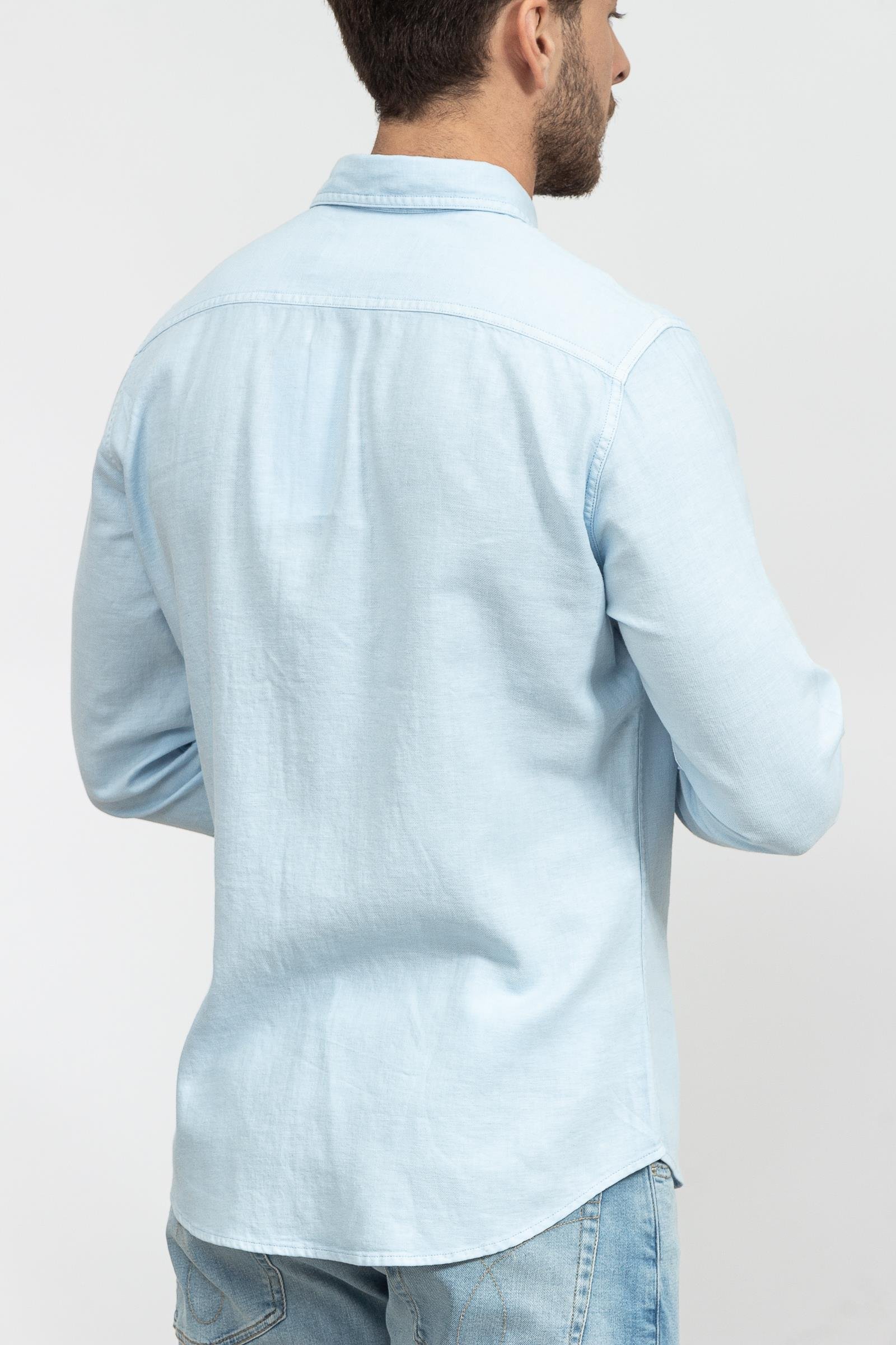 Calvin Klein Linen Blend Shirt Erkek Gömlek