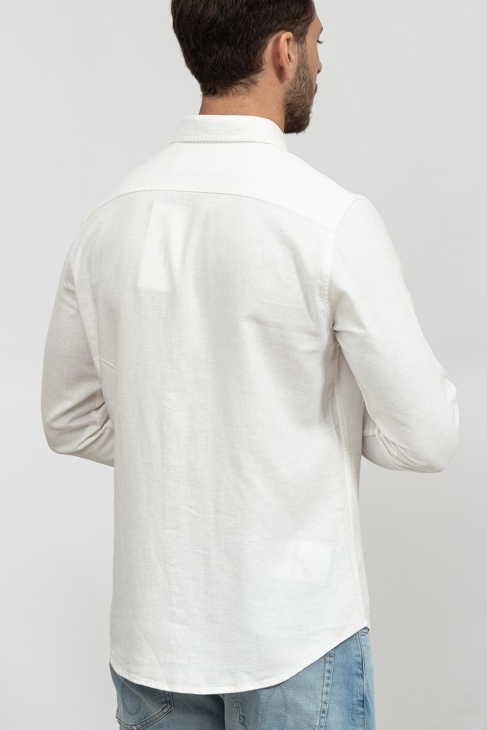 Calvin Klein Linen Blend Shirt Erkek Gömlek
