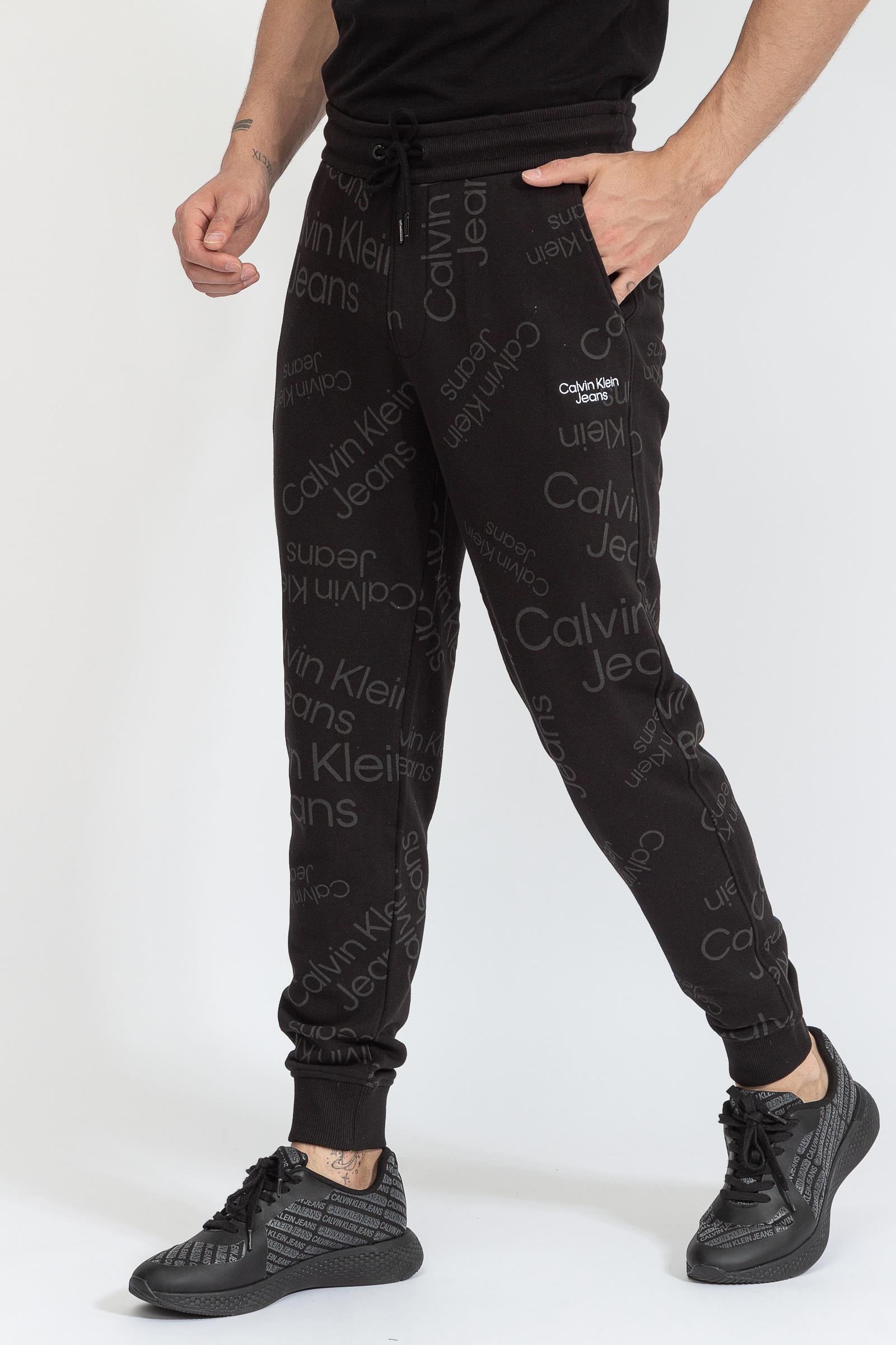 Calvin Klein Logo Aop Hwk Pant Erkek Eşofman Altı